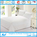 Hotel Bed Sheet with 3cm Stripe Fabric